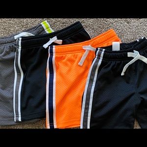 4 pairs Boys 2T Carter’s mesh shorts
